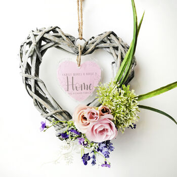 Handmade Personalised ‘Just For You’ Flower Wreath, 2 of 6