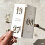 Cottage Garden Wildflowers Gate Folded Wedding Invitations, thumbnail 2 of 5