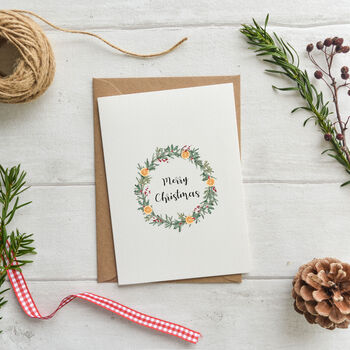 Christmas Wreath Card Pack, 2 of 4