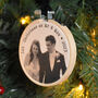 1st Christmas As Mr And Mrs Personalised Decoration, thumbnail 2 of 5