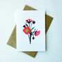 'Geum' Greetings Card, thumbnail 4 of 5