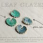 Turquoise Leaf Earrings, thumbnail 10 of 11