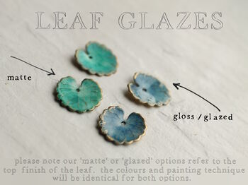 Turquoise Leaf Earrings, 10 of 11