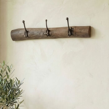 Wooden Wall Hook Rack, 2 of 4