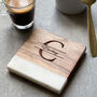 Personalised Monogram Coffee Coaster, thumbnail 2 of 3