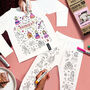 Personalised Princess Colour In Pyjamas With Pens, thumbnail 1 of 7