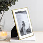 Brass Plated Fine Photo Frame, thumbnail 2 of 6