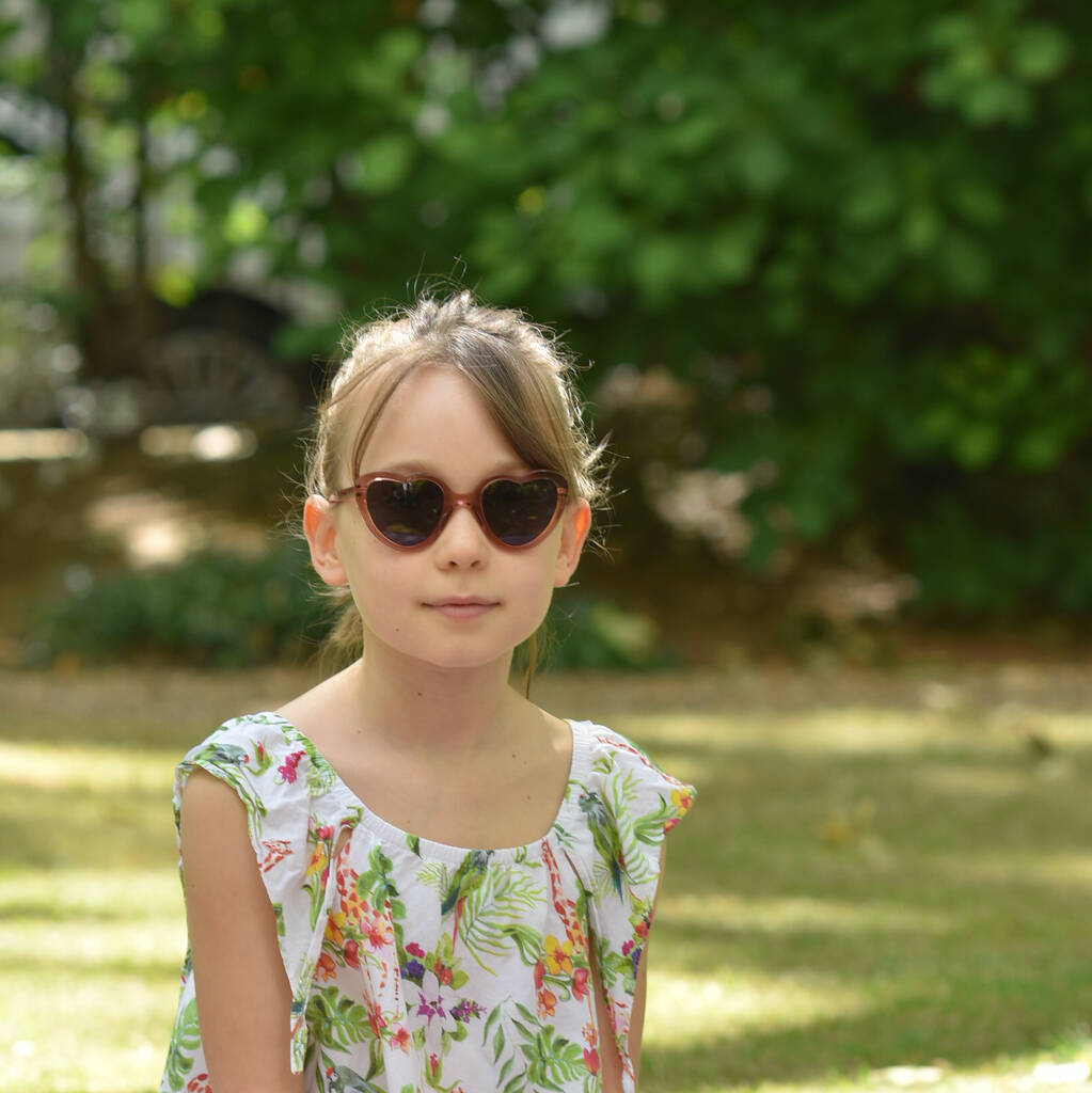 Children's Heart Shaped Ecological Sunglasses, 1 of 6