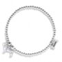 Sterling Silver French Bulldog Bracelet With 3D Charm, thumbnail 1 of 6