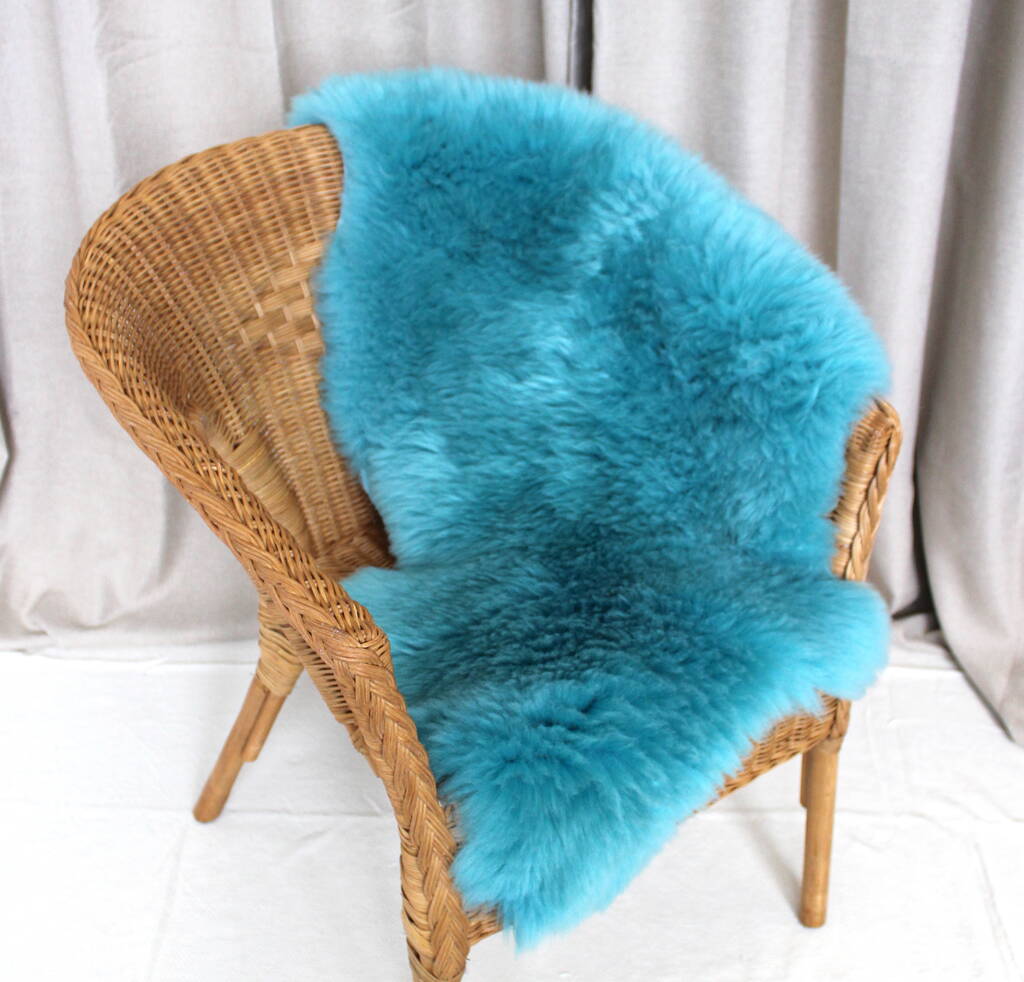 Blue Sheepskin Rug By Onaie By ONAIE
