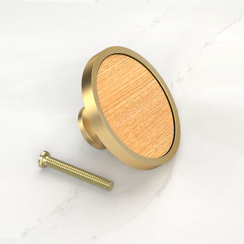 Oak, Walnut, Zebrano And Maple Cupboard Drawer Knobs, 4 of 8