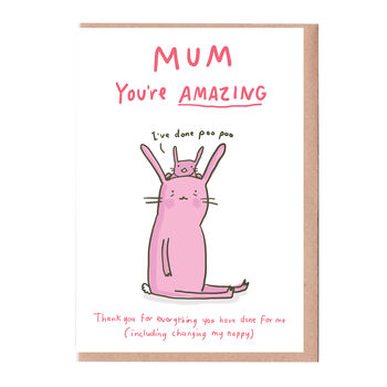 Mum You Are Amazing Mother's Day Card, 2 of 2
