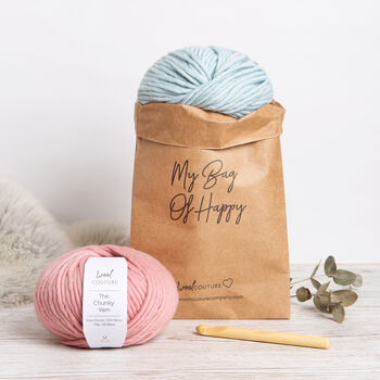 Chunky Winter Hat Crochet Kit, 11 of 11