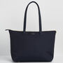 Navy Passion Flower Grab Tote, thumbnail 5 of 9