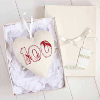 Personalised Number Heart Birthday Or Anniversary Gift, 12 of 12
