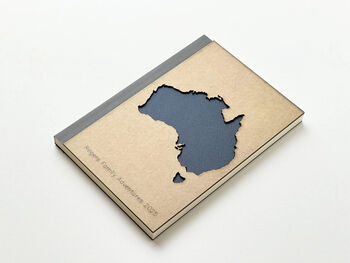 Handcrafted Australia Map Travel Notebook, 9 of 9