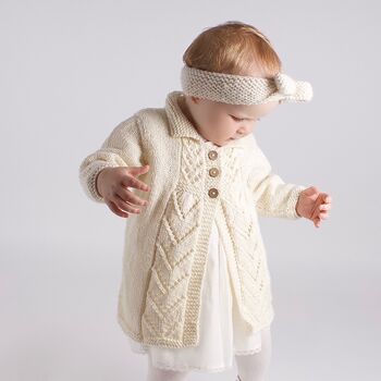 Baby Coat Knitting Kit, 3 of 9