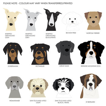 Personalised Confetti Dog Breed Birthday Card, 9 of 10