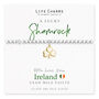 With Love From Ireland Gift, Shamrock Bracelet Gift, thumbnail 1 of 3