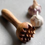 Mediterranean Olive Wood Garlic Masher, thumbnail 2 of 4