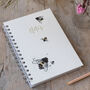 Personalised Bees Hardback Notebook, thumbnail 3 of 6