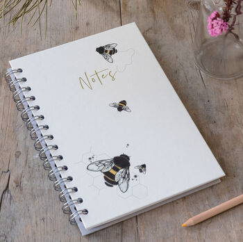 Personalised Bees Hardback Notebook, 3 of 6
