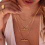 Woman's Essential T Bar Necklace, thumbnail 1 of 7