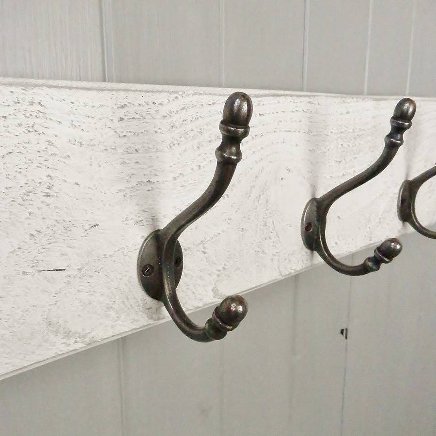 reclaimed wood coat hooks by potting shed designs