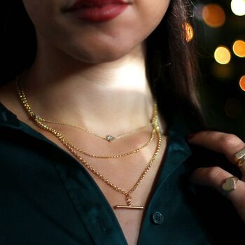 9ct Yellow Gold Belcher Chain Necklace, 3 of 4