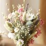 Wildflower Dried Flower Wedding Posy, thumbnail 3 of 6