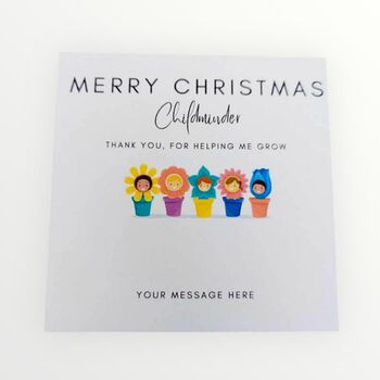 Merry Christmas Or Thank You Teacher, Teaching Assistant, Nursery Teacher Or Childminder Silver Plated Bracelet, 11 of 12