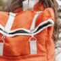 Sustainable Hemp Roll Top Backpack Annapurna Orange, thumbnail 6 of 12