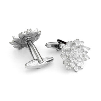 Monet Water Lilies Pewter Cufflinks, 5 of 5