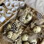 Handmade Miniature Nests With Real Blown Quail Eggs, thumbnail 5 of 9