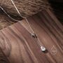 Droplet Clear Cz Lariat Pendant Necklace, thumbnail 5 of 12