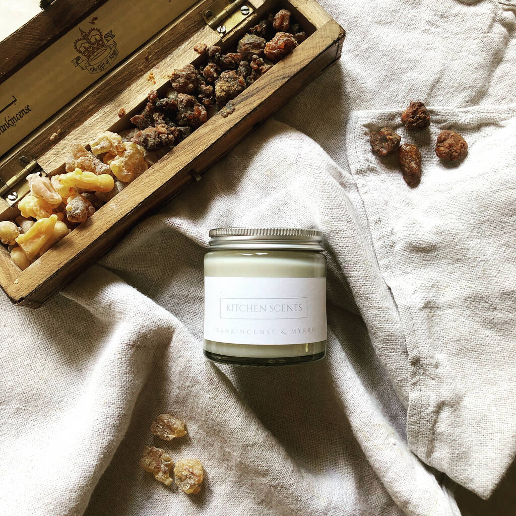 Frankincense And Myrrh Soy Candle By Kitchen Scents