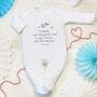 'Dad To Be' Sleepsuit Stork Mail From Mummy's Tummy, thumbnail 8 of 12