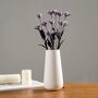Ceramic Modern White Flower Vase, thumbnail 3 of 3