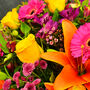 Vibrant Hand Tied Fresh Flower Bouquet, thumbnail 4 of 8