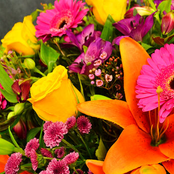 Vibrant Hand Tied Fresh Flower Bouquet, 4 of 8