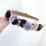 Purple And Silver Jewelled Headband, thumbnail 3 of 4