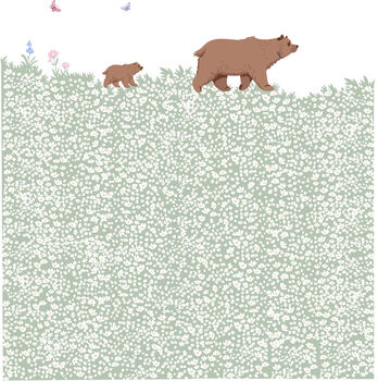 Mummy And Baby Bear Wallpaper, 2 of 2