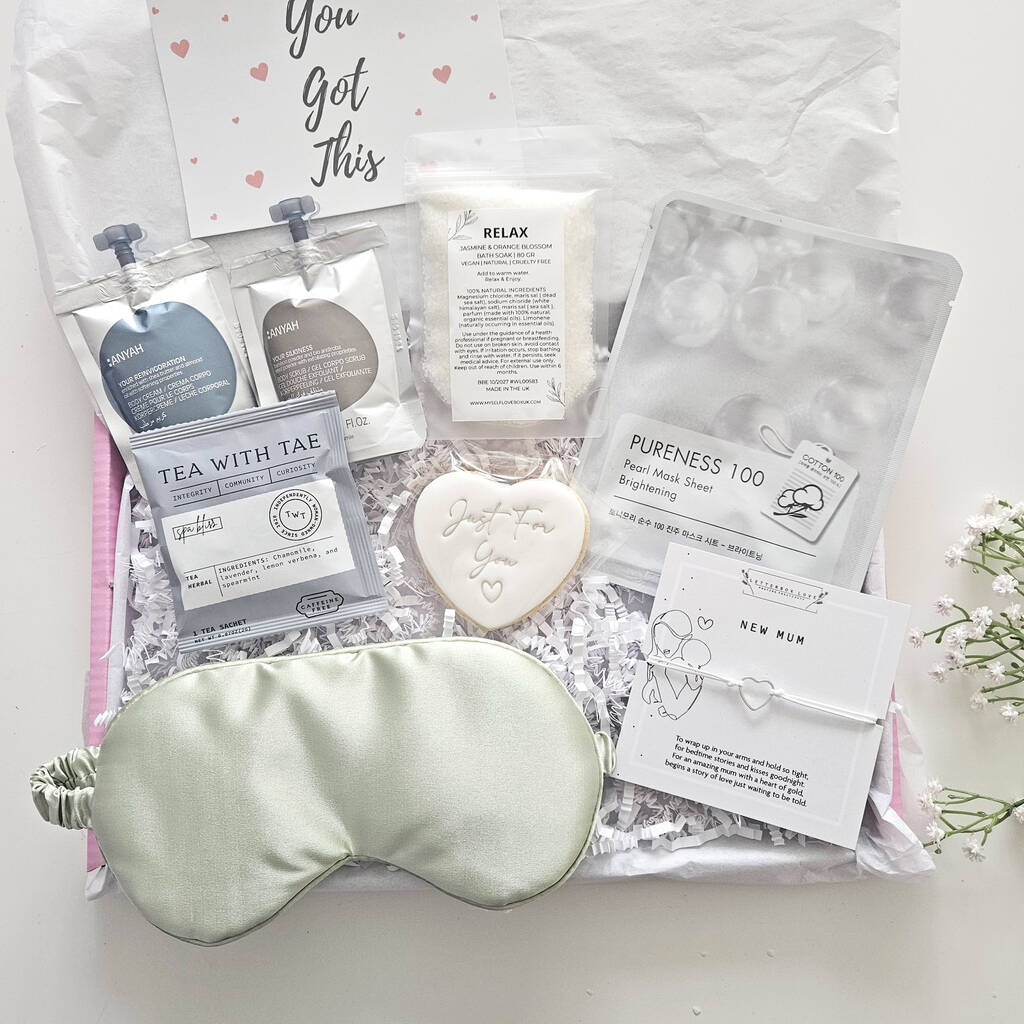 New Mum Letterbox Pamper Gift – Self Care And Relaxation For New Mothers, 1 of 9