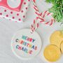 Personalised Merry Christmas Bauble, thumbnail 1 of 2