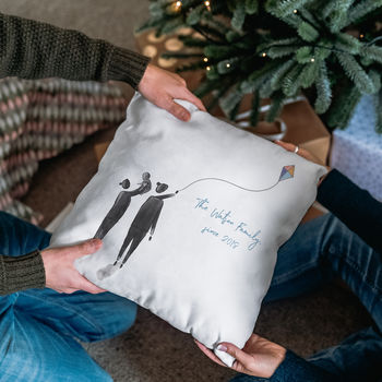 Personalised 'Enjoy The Little Things' Family Cushion, 5 of 7