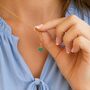 Mother And Two Children Birthstone Pendant Necklace, thumbnail 3 of 10