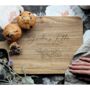 Large Personalised Acacia Wooden Chopping Board Gift For Her, thumbnail 1 of 4