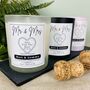 Personalised Couples Just Tied The Knot Wedding Candle, thumbnail 1 of 11