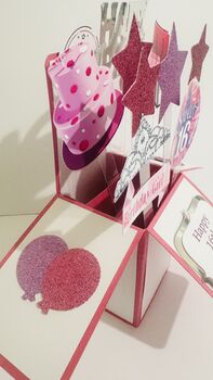Personalisable Sweet 16 3D Greeting/Gift Card, 5 of 8