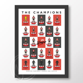 Lincoln City Squad 2025/26 Poster, 6 of 6